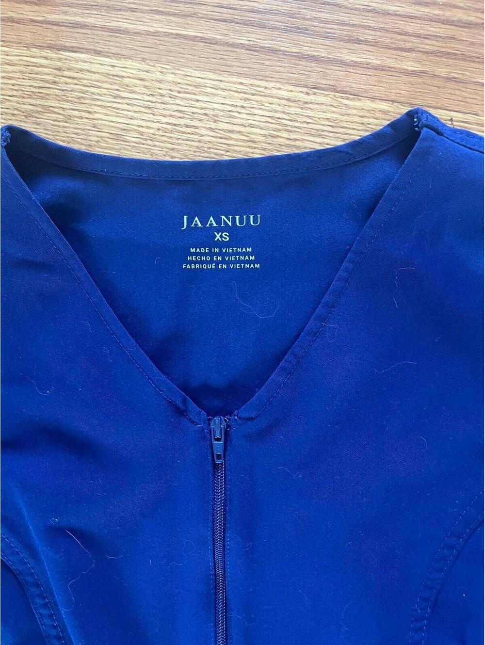 Women’s XS Navy Jaanuu Medical Scrub Tops - Picture 7 of 7